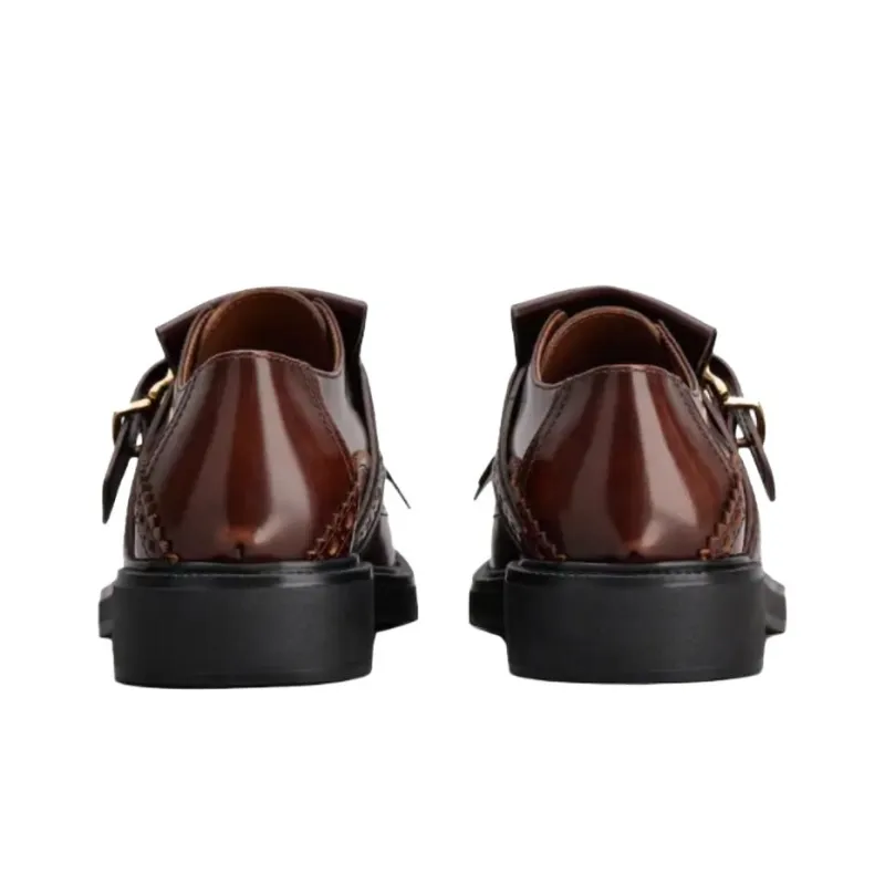 TOD'S Fringe Detail Perforated Loafers Women's-3