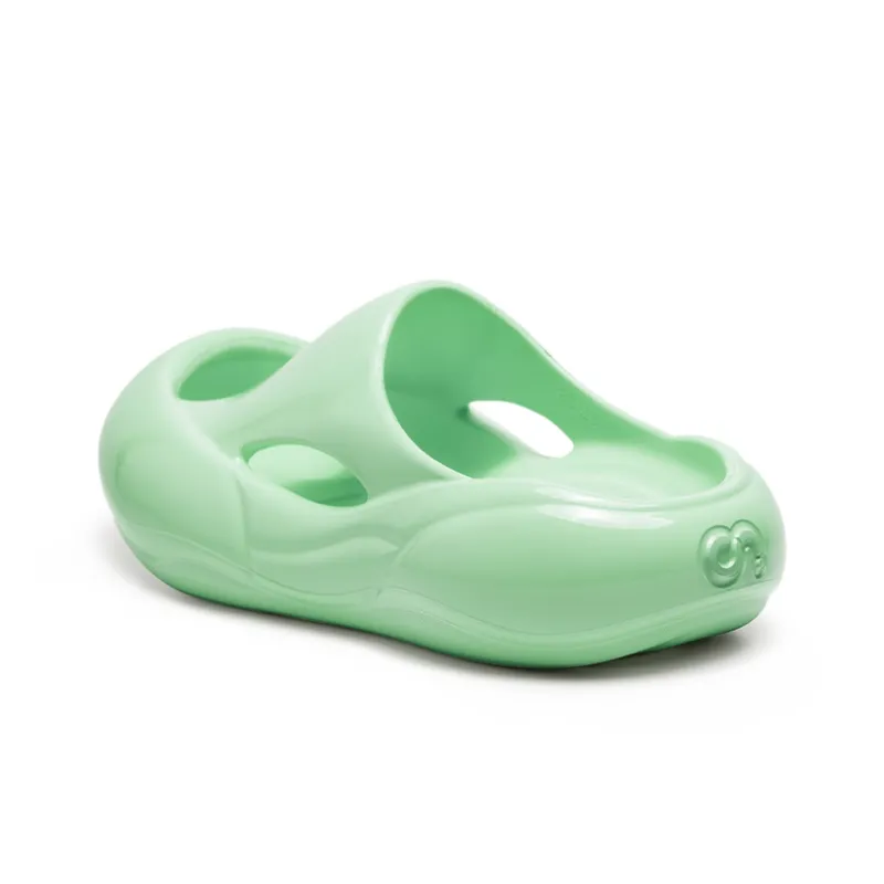 CN Slip Resistant Odor Resistant Abrasion Resistant Slide Slippers Unisex Mint Green-2