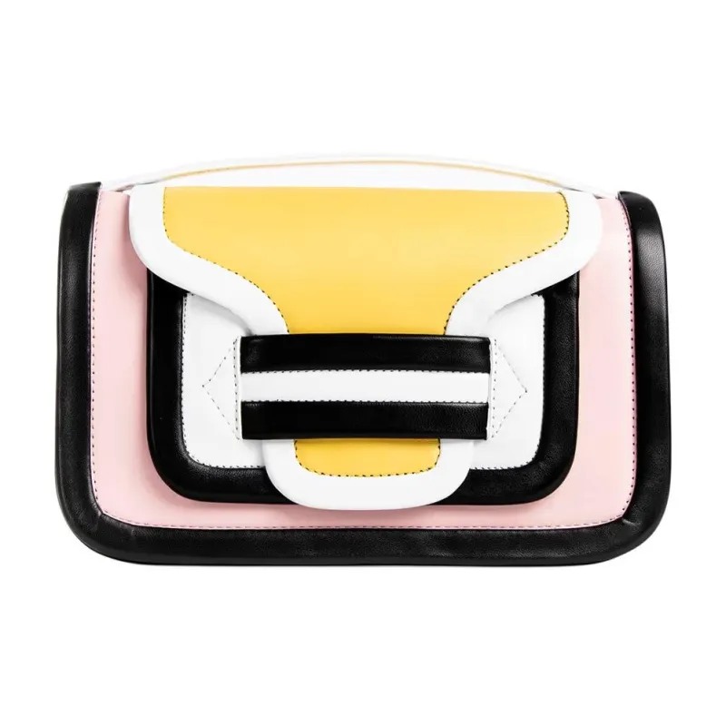 PIERRE HARDY Alpha Leather Crossbody Bag-1