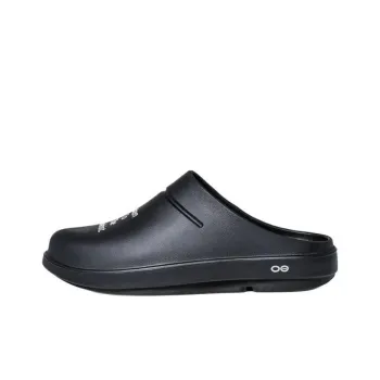 OOFOS x Takahiromiyashita Thesoloist Wrap toe Slippers Men's Black