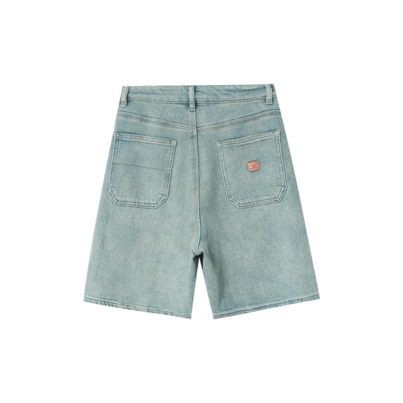 CHARM PICK Denim Shorts Women's Blue-1