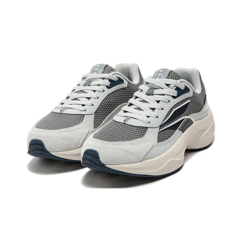 361° Anti Slip Wear Resistant Low Top Casual Shoes Men's Gray Black-1