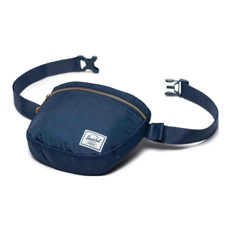 Herschel Recycled Fabric Sling Bags One Shoulder Crossbody Fanny Pack Unisex Marine Blue-1
