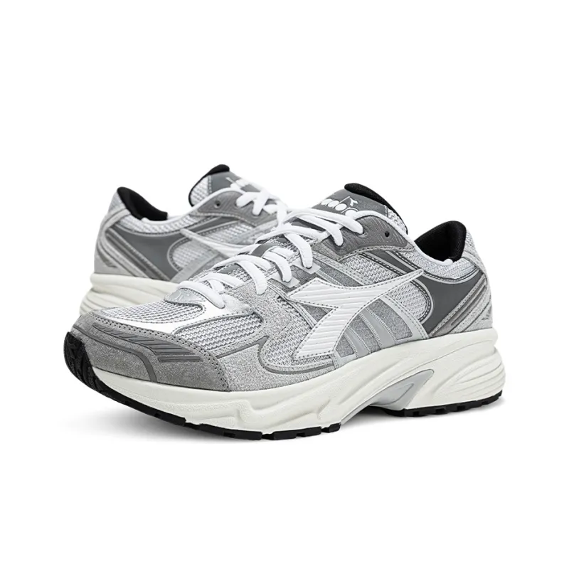 Diadora Wear Resistant Low Top Casual Shoes Unisex Gray-2