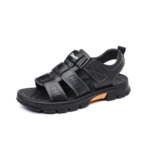 TOREAD Beach Sandals Womens Black White