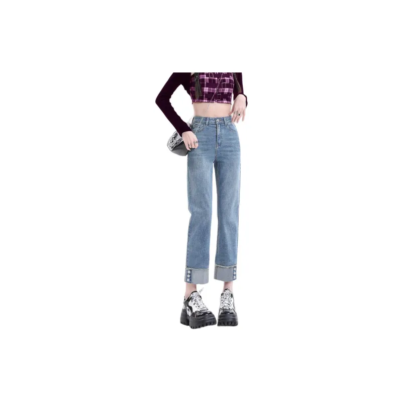 Weixi Jeans Women's Blue-1