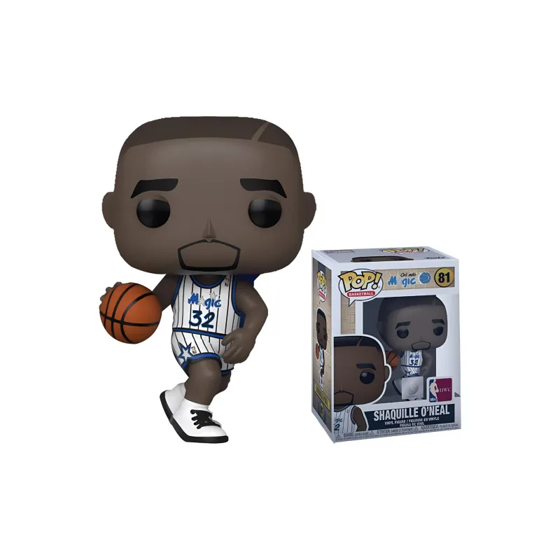Funko Pop! Basketball Nba Shaquille O'Neal Orlando Magic Figure #81-1