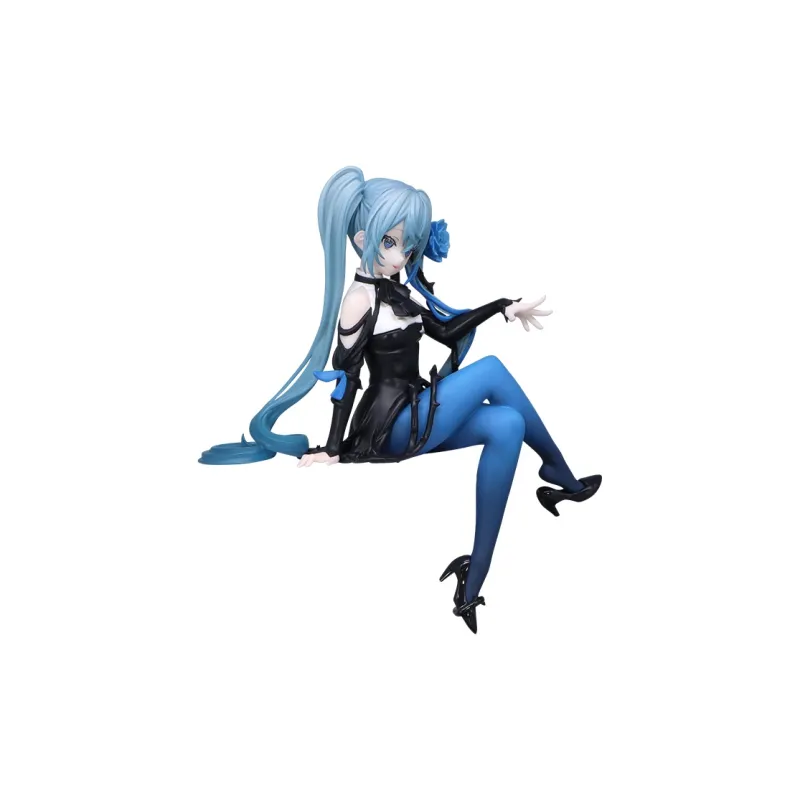 SEGA FuRyu Pressed Noodle Miku V Home Hatsune Miku Blue Rose Fairy Bonus Gifts-1