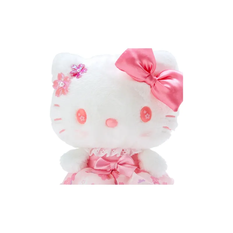 Sanrio Hello Kitty Cherry Blossom Collection Hello Kitty Dolls Plush Doll-2