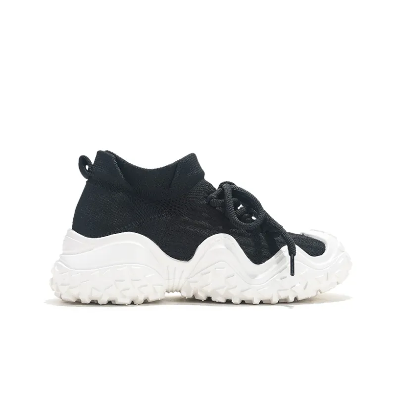 Jifffly Cushioned Anti-Slip And Wear-Resistant Lightweight Mid-Top Chunky Sneakers Unisex-1