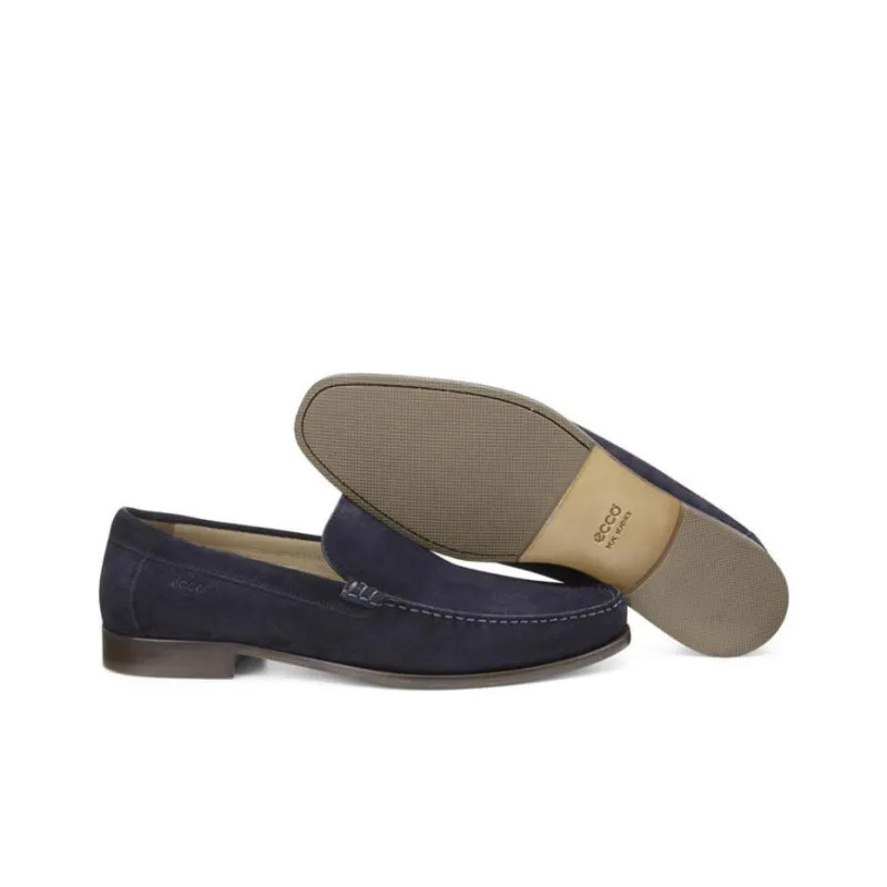 Ecco Loafers Men Blue-4