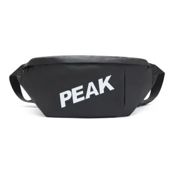 PEAK Membrana Dermalis Water-Resistant Material Sling Bag Regular Unisex Black/Beige