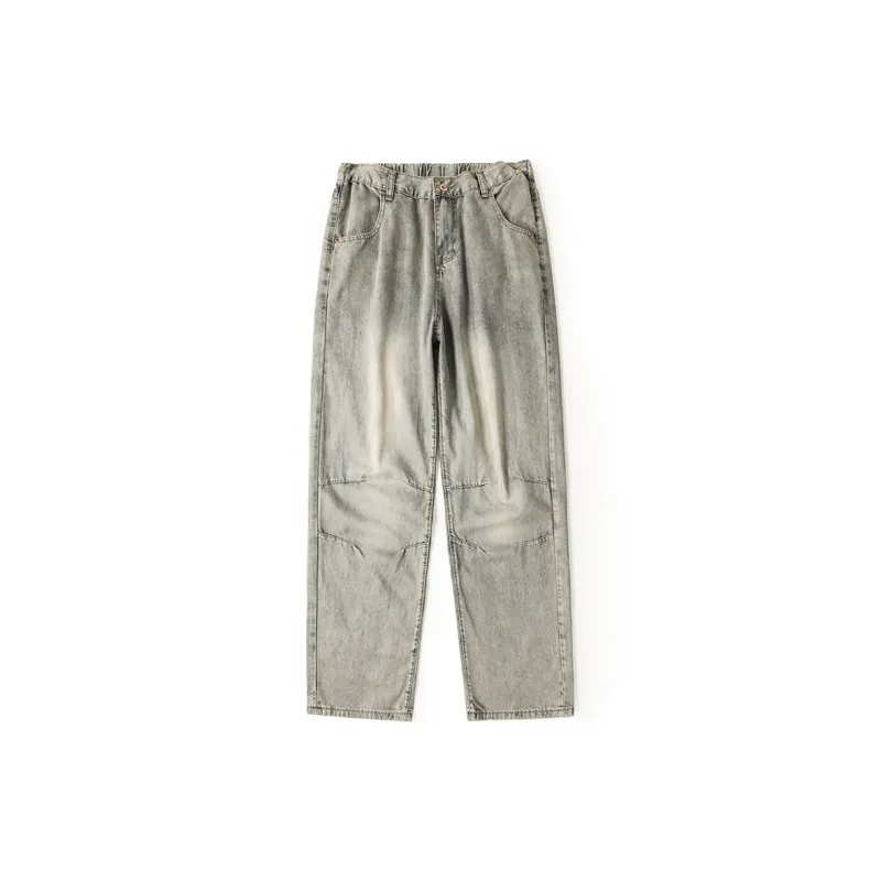 FONDLOOK Jeans Unisex Yellow Mud-1
