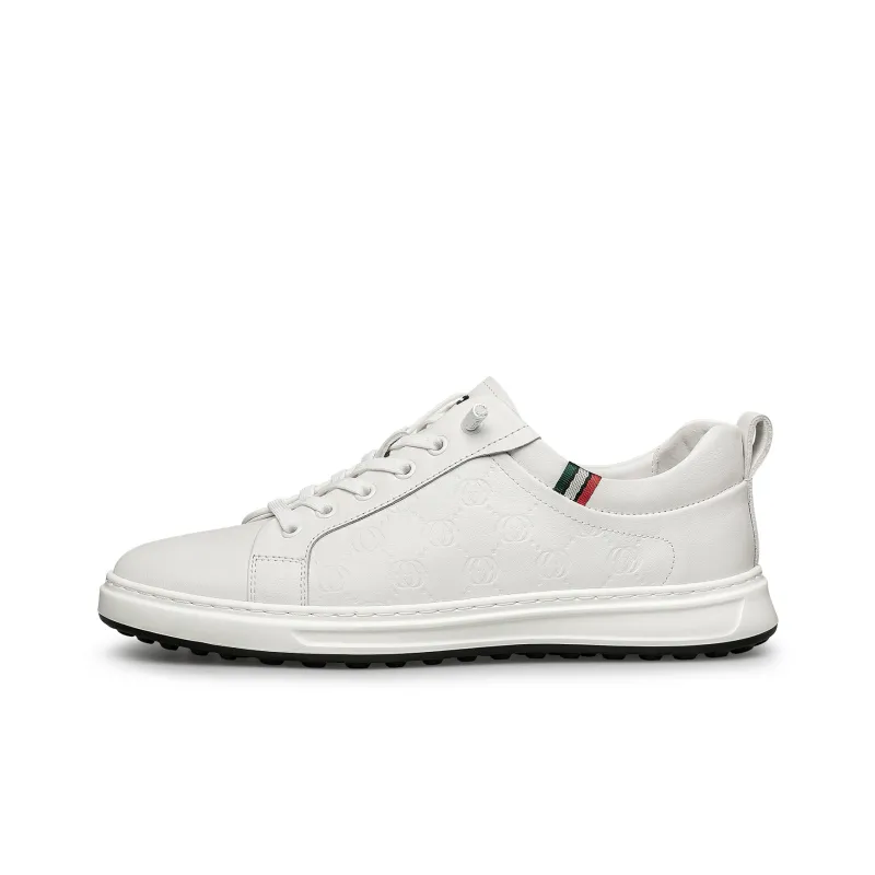ZRO Low Top Skateboard Shoes Men's White-0