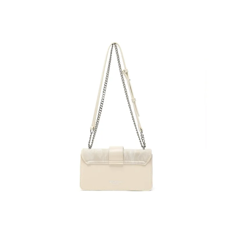 BETTINA VIVIAN PU Shoulder Bag Regular Women's Beige Apricot/Black/Pink-3