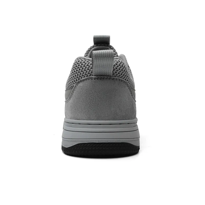 JEEP SPIRIT Anti Slip And Wear Resistant Breathable Low Top Skateboard Shoes Men's Space Gray-4