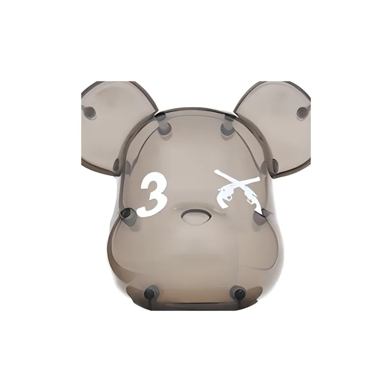 BE@RBRICK 3. Paradis X Roarguns Clear Black-2