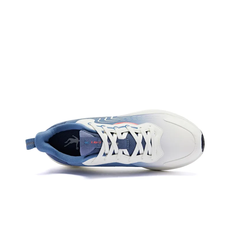 QIAODAN Cushioning Low-Top Running Shoes Men's Coastal Blue-3
