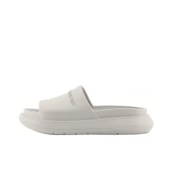 EMPORIO ARMANI Logo-embossed Slides