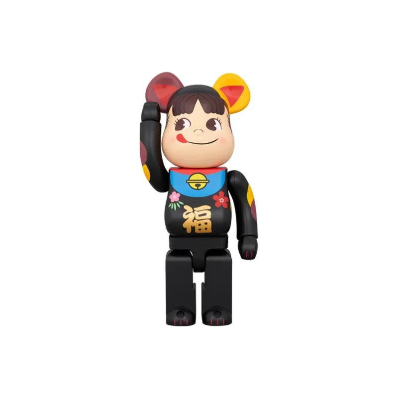 BE@RBRICK Lucky Cat Peko Chan Fuku Black-3