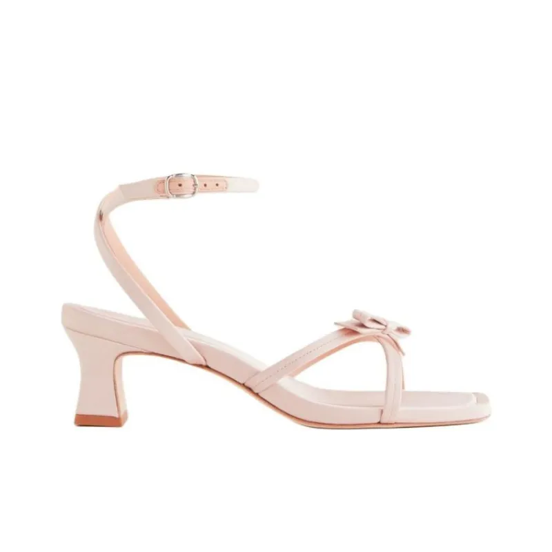 REFORMATION Esther Strap Sandals 5cm Women's Pink-1