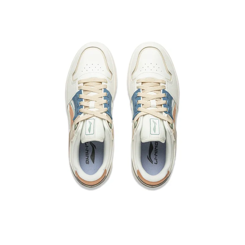 LiNing Tianji Collection Low Top Skateboard Shoes Men's Mist White-2