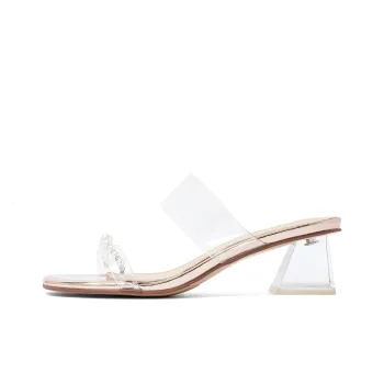 COMELY Rubber Sole Slip Resistant Slide Slippers Women's