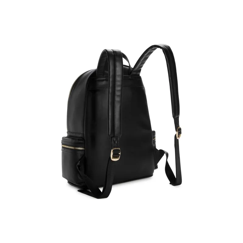 GUESS Artificial Leather Backpack Regular Women's Black-1