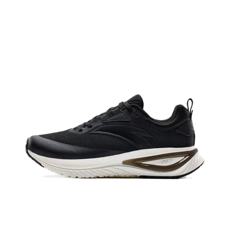 Anta Breathable Low Top Running Shoes Men's Black-0