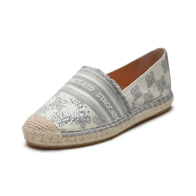 Staccato Espadrilles Women's Beige Pink/Beige Gray-4