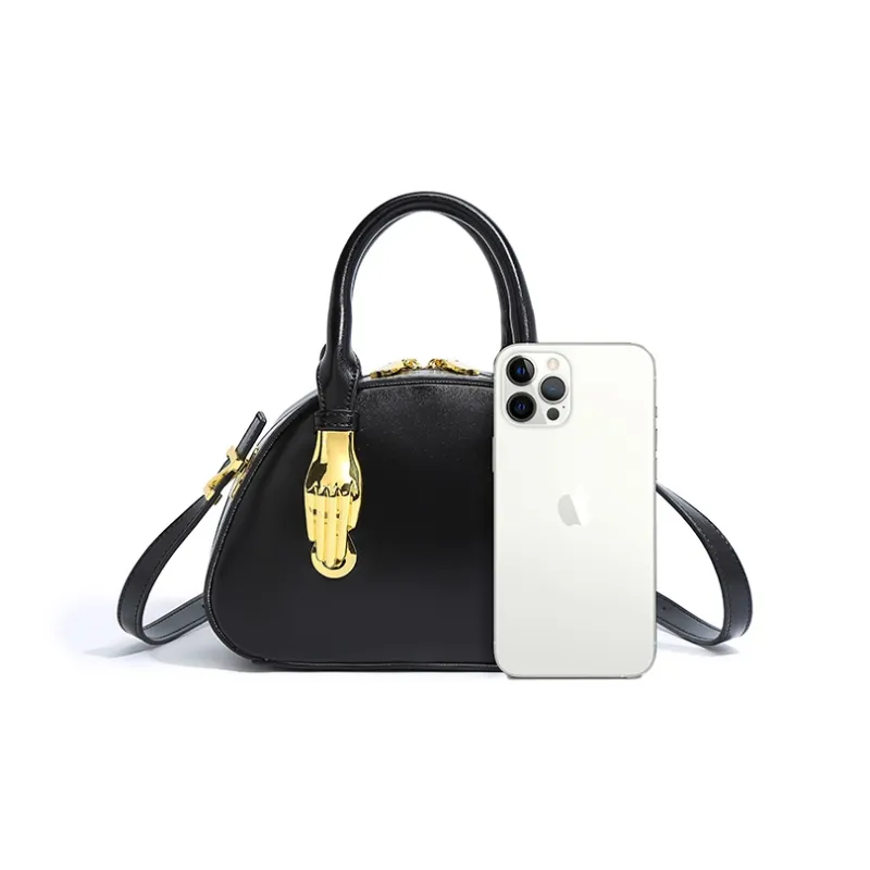 H YXIANG Microfiber Synthetic Leather Shoulder Bag Women's-7