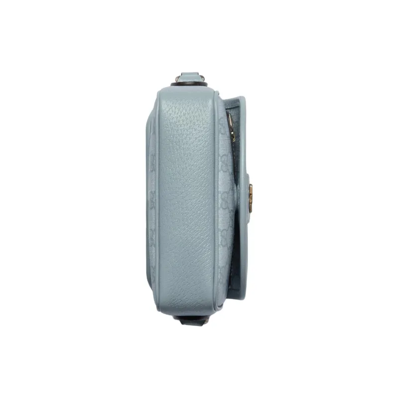 GUCCI Ophidia Supreme Canvas Bag, Crossbody Bag, Shoulder Bag Women's Gray Blue-4