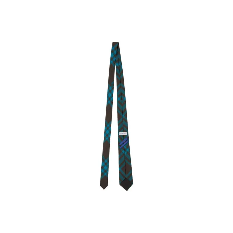 Burberry Checked Silk Tie-1