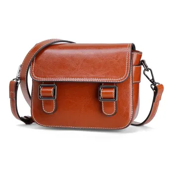 TTaG．baG Cow Leather Shoulder Bag Regular Women's Brown