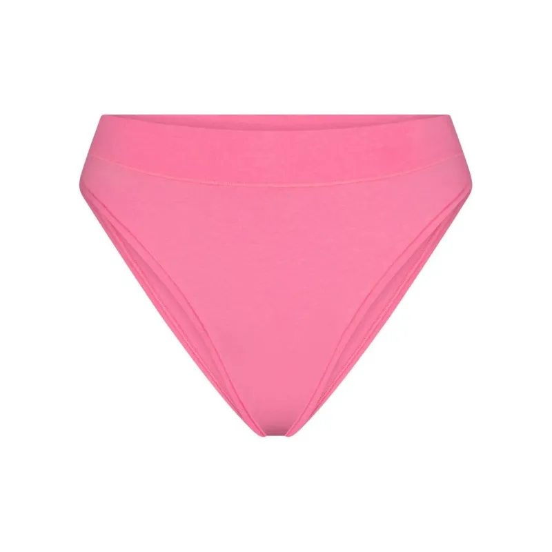 SKIMS COTTON JERSEY CHEEKY TANGA Underpants Women's 1 Pack SUGAR PINK/Sugar Pink-0
