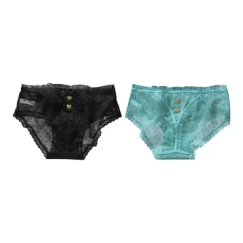 Flowers In Water Underpants Women's 2 Pack