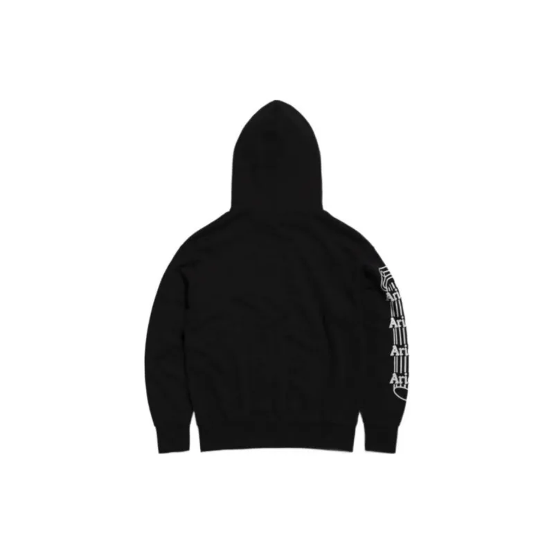 Aries Logo Print Hoodie-1