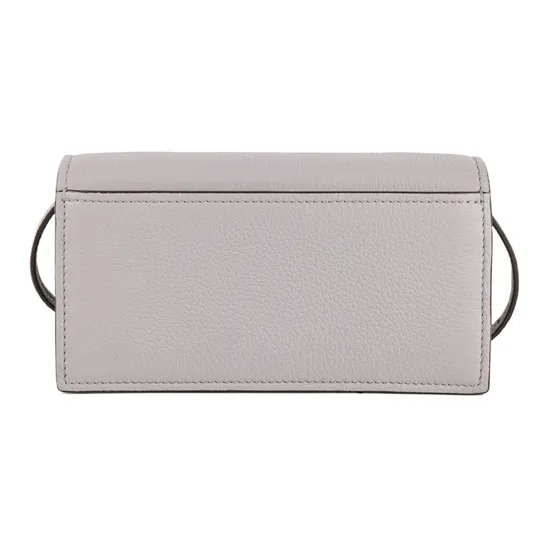 TORY BURCH Miller Litchi Grain Leather Shoulder Bag, Crossbody Bag Regular Women's Green Purple Gray-2