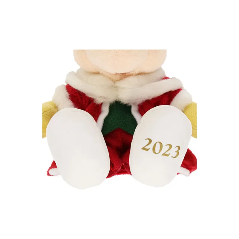 Disney Christmas Series Beige Chip Dolls Plush Pendant 18cm High-3