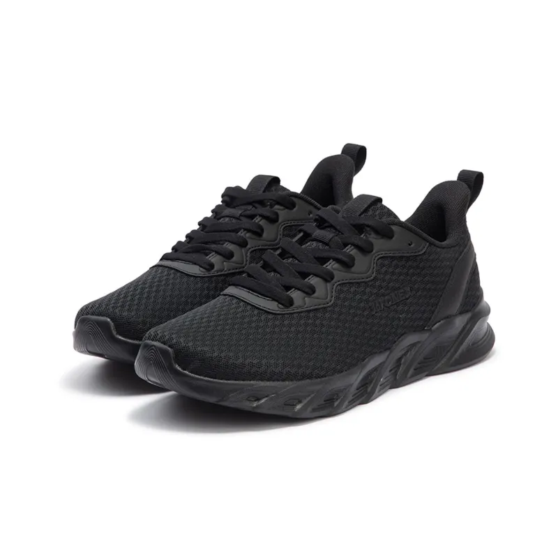 361° Wear resistant And Lightweight Low Top Casual Running Shoes Men's Obsidian Black-2
