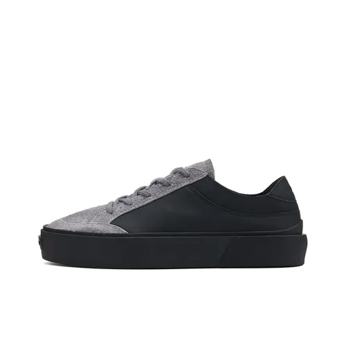 EQLZ EQUALIZER Fault Skateboard Shoes Unisex Low-Top Ghost Black/Phantom Gray