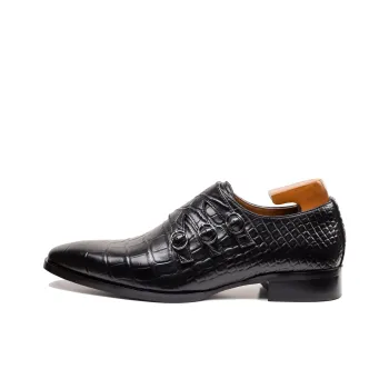 XIAOTOULANG Men's Casual Shoes Men Low Top Black/Brown