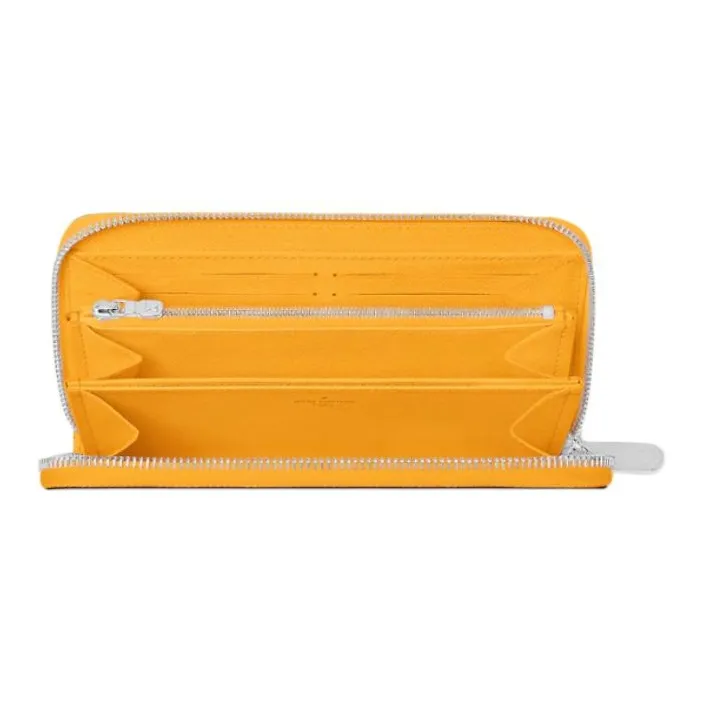 LOUIS VUITTON Zippy Epi Leather Wallet Women's Yellow-2