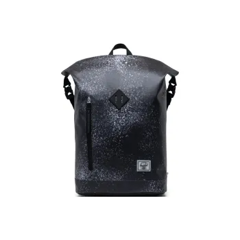 Herschel Recycled Fabric Backpack Unisex Spray Paint Black