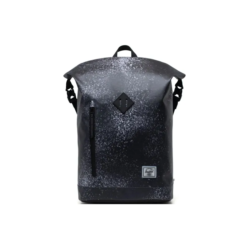 Herschel Recycled Fabric Backpack Unisex Spray Paint Black-0
