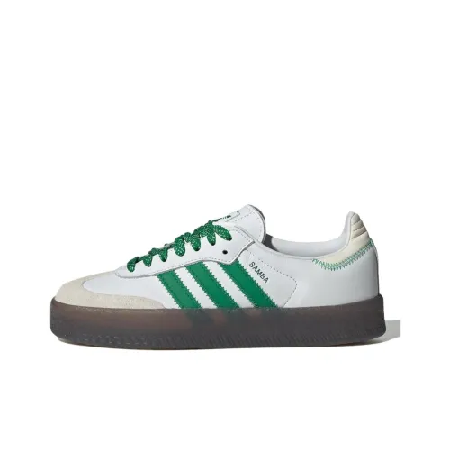 Adidas Sambae Cloud White Green Women's