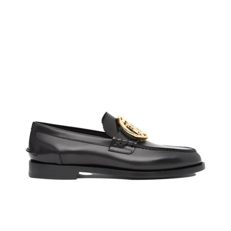 Burberry Casual Single Shoes Women's Black-1