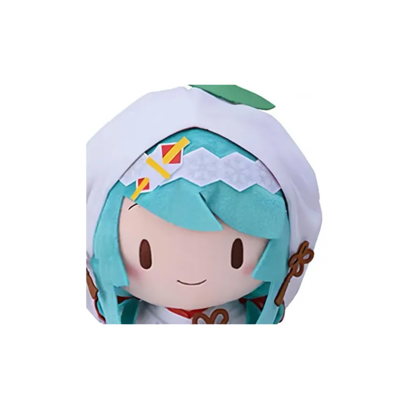SEGA Hatsune Miku White And Pure, Snow Miku 2013 Dolls Plush Doll 27cm Height-1