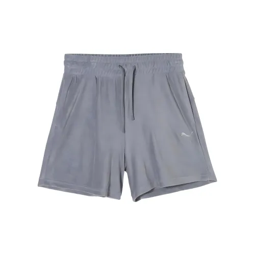 PUMA TOWELING CAT SHORTS Casual Shorts Women's Gray