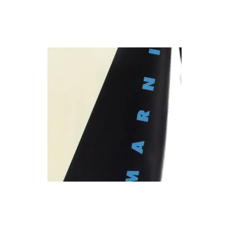 MARNI Logo Printed Bicolour Crossbody Bag-5
